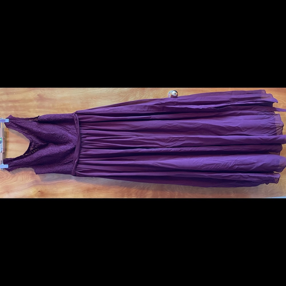Bridal dress/red/size 14.